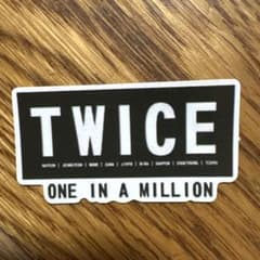 TWICE ステッカー ONE IN A MILLION