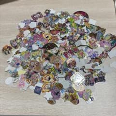 【値下げ】ポーチ付き シール 大量 まとめ売り キャラクター 立体 キラキラのサムネイル