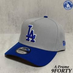 【海外限定モデル】 ドジャース 9FORTY グレー 青 ツートン キャップ ① m79256604740_1.jpg?1736867119