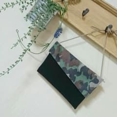 本革 カモフラ×ブラック 本革2wayクラッチバッグのサムネイル
