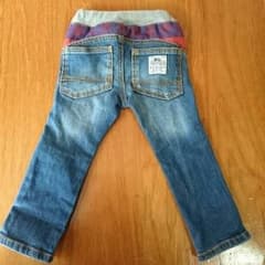 95cm エフオーキッズ リメイクパンツ デニムのサムネイル