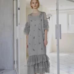 hem tiered volume sleeve embroidery OPのサムネイル