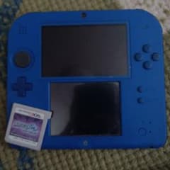 任天堂 2DS 本体 青ウルトラムーンカセット付きのサムネイル