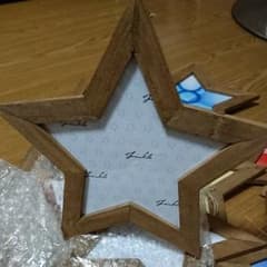 星 写真立て ウッド 木 salut! 7つのサムネイル