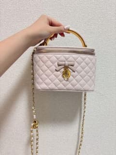 リボン　ピンクバッグのサムネイル