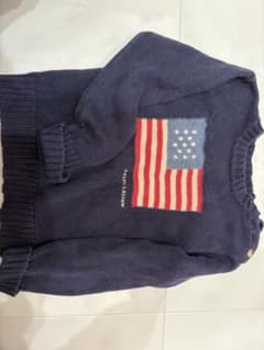 Ralph Lauren アメリカ国旗セーター 3Tのサムネイル