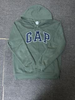 GAP オリーブグリーン ジップアップパーカーのサムネイル