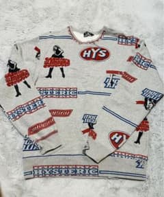 希少　HYSTERIC GLAMOUR ヴィクセンガール　トレーナー　グレーのサムネイル