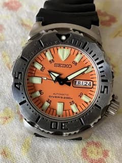 美品希少　SEIKO オレンジモンスター　 7S26-0350 200m 自動巻のサムネイル