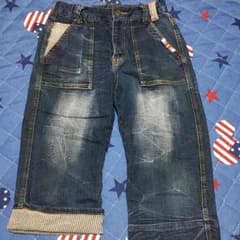 ヒッコリー✖️デニムハーフパンツ160のサムネイル