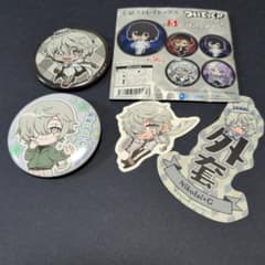 文豪ストレイドッグス ニコライ・G 缶バッジ ステッカー ぱしゃこれ セットのサムネイル