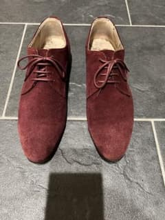 around the shoes スエード レースアップシューズ ボルドーのサムネイル