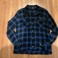 あおパパ様専用 TMT 長袖シャツ XL 青系チェック　木村拓哉のサムネイル