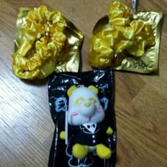 AAA しゅしゅ、キーホルダーセット 黄色のサムネイル
