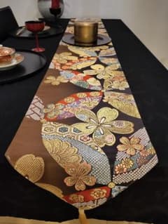 A955☆逸品‼️豪華刺繍‼️ひな祭り‼️テーブルランナー2m11cm - メルカリ