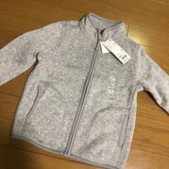 ユニクロ　ニットフリース　フルジップジャケットのサムネイル
