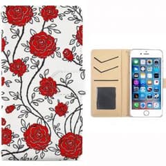 全機種対応！新品☆花柄 手帳型スマホケースのサムネイル
