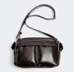 未使用 ZARA originsレザーショルダーバッグ 25AW - メルカリ