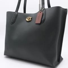 美品✨COACH ウィロウ トートバッグ ショルダー ターンロック チャーム 