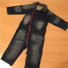 JUNK STORE 新品☆ライダース風ロンパース 80のサムネイル