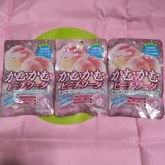 かむかむピーチソーダ 30g 3袋セットのサムネイル