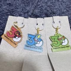 す*れ様 ポケモン 30周年ロゴマスコット2 キーホルダー 3種セットのサムネイル