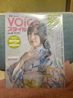 VOICEスタイル VOL.4 応募券 5枚 月音こな 薮島朱音 VOICEスタイル vol.4 月音こな 薮島朱音 雑誌のみ特典なし応募券なし
