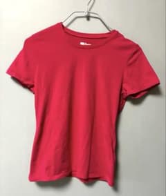 GAP フランボワーズ色　レッドピンク　半袖 ストレッチTシャツ XSサイズのサムネイル