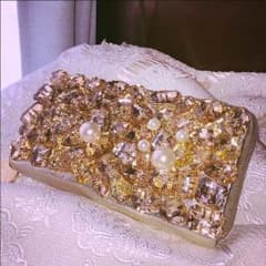 みき様専用  再販❣️長財布 ビジュー！キラキラ‼︎のサムネイル