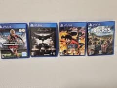 ​【美品】PS4ソフト4本セット ウイイレバットマン/海賊無双3/ファークライ5のサムネイル