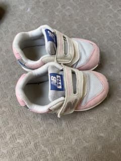 New Balance 996 キッズシューズ ピンク/グレー　14.5センチのサムネイル