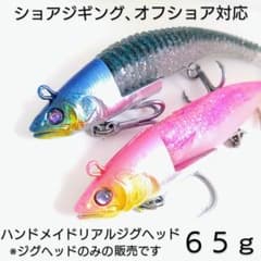 ジグヘッド65g ショアジギング VJ28 青物 撃投 ストライク ワーム