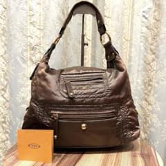 ✨인기✨TOD’S 토즈 원숄더백 파슈미 나일론 브라운