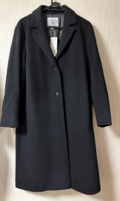 【新品タグ付】J.PRESS ウール　ロングコート　ブラック 新品タグ付】J.PRESS ウール ロングコート ブラック - メルカリ