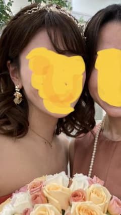 ゴールドフラワー　ピアス　結婚式　ウェディングのサムネイル