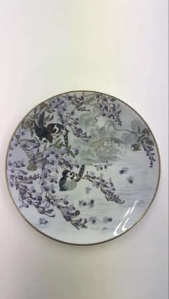 フランクリンポーセリン 穀雨 花鳥図 飾り皿 限定版のサムネイル