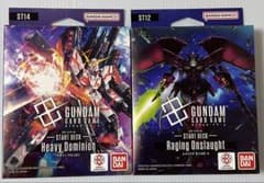 ガンダムカードゲーム スタートデッキ ST14 ST12 2種セット　開封品