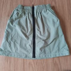 LOGOS DAYS　ナイロン ミニスカート カーキ 130cmのサムネイル