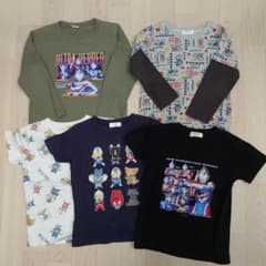 BANDAI APPAREL 울트라맨 T셔츠 5장 세트 120