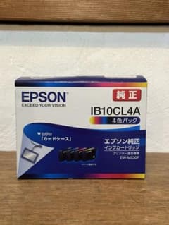 【新品未開封】EPSON IB10CL4A インクカートリッジ 4色パックのサムネイル