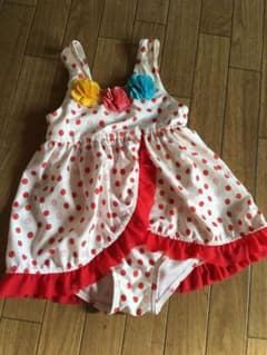 水着 女の子　イチゴ　120サイズのサムネイル