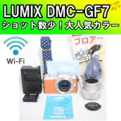 ショット数少✨LUMIX DMC-GF7✨Wi-Fi搭載 自撮り ミラーレス一眼 