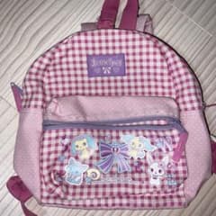 d*7様 Jewelpet ジュエルペット キッズ リュック ピンク チェックのサムネイル