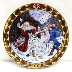 ロイヤルコペンハーゲン 2006年 クリスマスプレート ハーツ・オブ