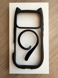 ラスタバナナ iPhone17pro MagSafe対応　 ブラック猫耳デザインのサムネイル