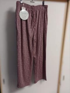 【新品未使用】ふわりらパンツ ルームパンツ 総柄 LLサイズ ポケット付き