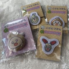 キャラ福くじ こびとづかん　ぬいぐるみバッジ賞　カクレケダワッペンヘアゴム賞