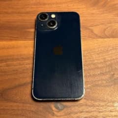 iPhone13 mini 256GB ミッドナイト SIMフリー 画面割れあり - メルカリ