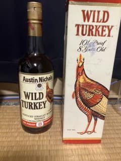 古酒　ワイルドターキー 8年 旧ボトル WILD TURKEY オールドボトルのサムネイル
