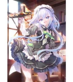 9ーnineー九條都 B2Wスエードタペストリー アクリルクロックソフマップ特典 as:9-nine- ソフマップ有償特典 描き下ろしB2Wスエードタペストリー